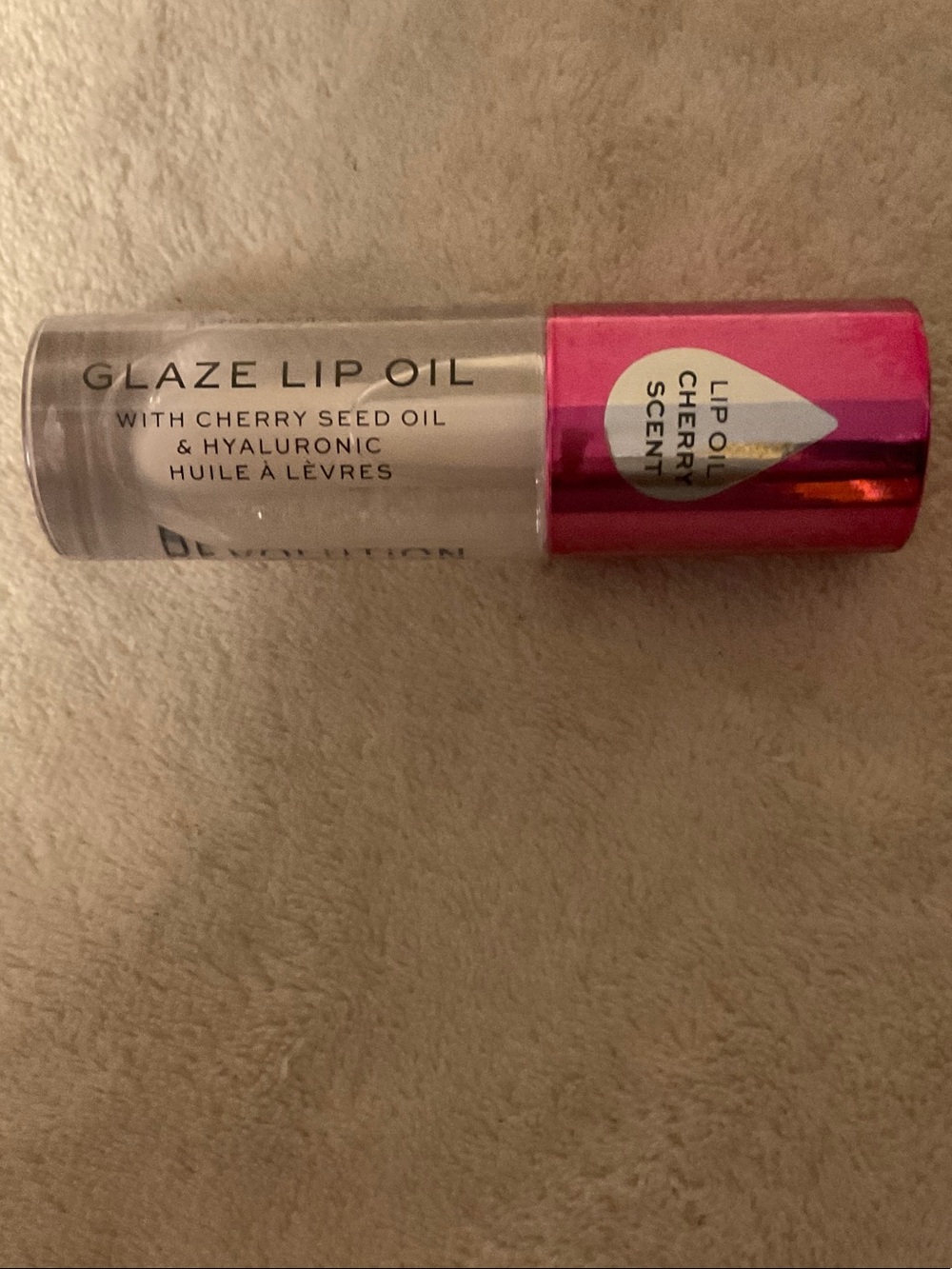 Revolution Glaze Lip Oil - Pink and Silver